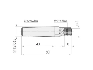 Obciągacz diamentowy wieloziarnisty warstwowy agregatowy M2210 2,5kr