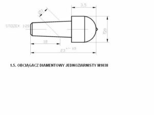 Obciągacze diamentowe jednoziarniste M1038
