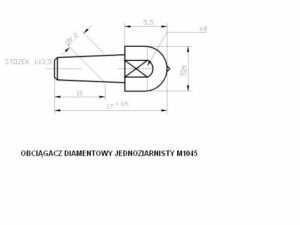 Obciągacze diamentowe jednoziarniste M1045