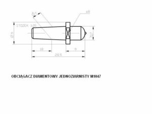 Obciągacze diamentowe jednoziarniste M1047