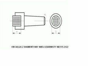 Obciągacze diamentowe wieloziarniste M2115-2122