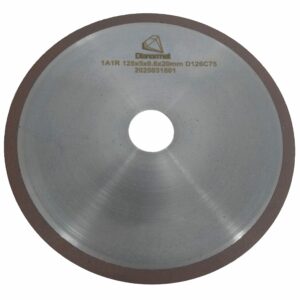 Ściernica, piła diamentowa 1A1R 125x5x0,6x20 D126 K75 do cięcia widii, twardej cera — miniatura
