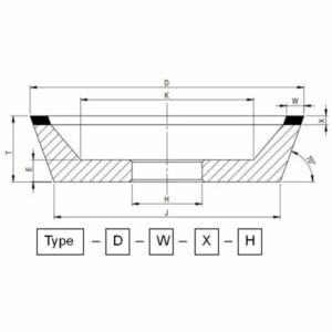 Ściernice diamentowe i CBN 11V2
