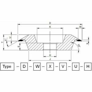 Ściernice diamentowe i CBN 13V2