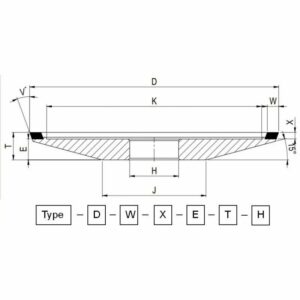 Ściernice diamentowe i CBN 4V9