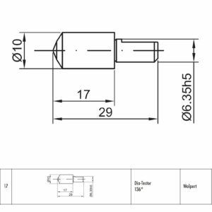 Wgłębnik diamentowy Dia Testor (STROH nr 17)