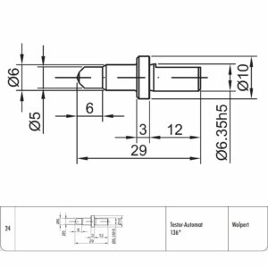 Wgłębnik diamentowy TESTOR AUTOMAT 136st. (STROH nr 24)