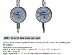 Czujniki zegarowe i środki pomocnicze