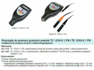 Przyrządy pomiarowe grubości warstwy