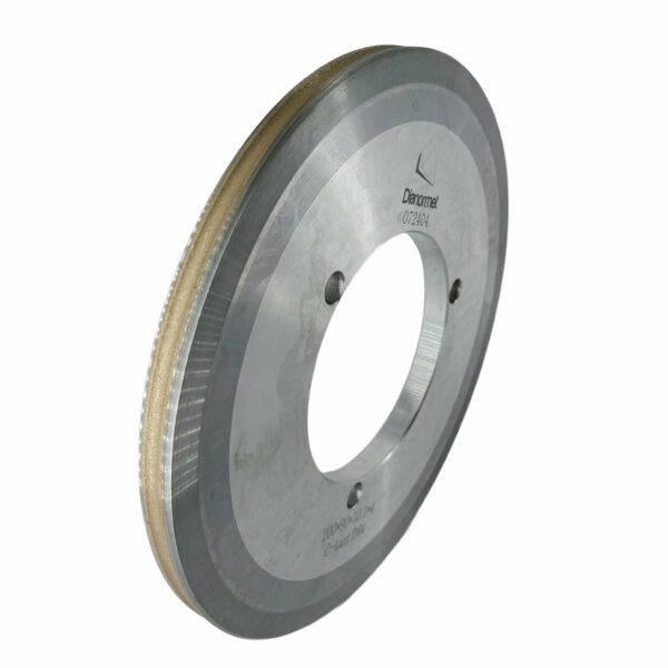 Ściernica diamentowa obwodowa 200mm x 90mm do szkła 4mm C kant D64 10x90 (3)