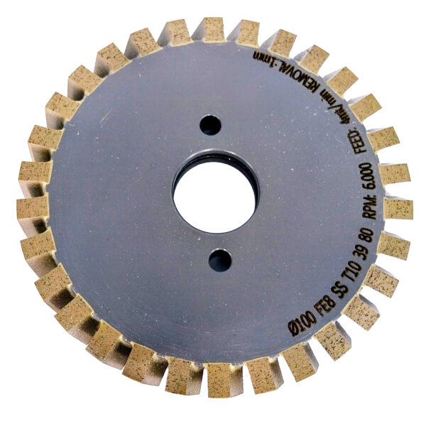 Ściernica diamentowa segmentowa CNC 100x7x10x22mm GR80, do 8mm (3)