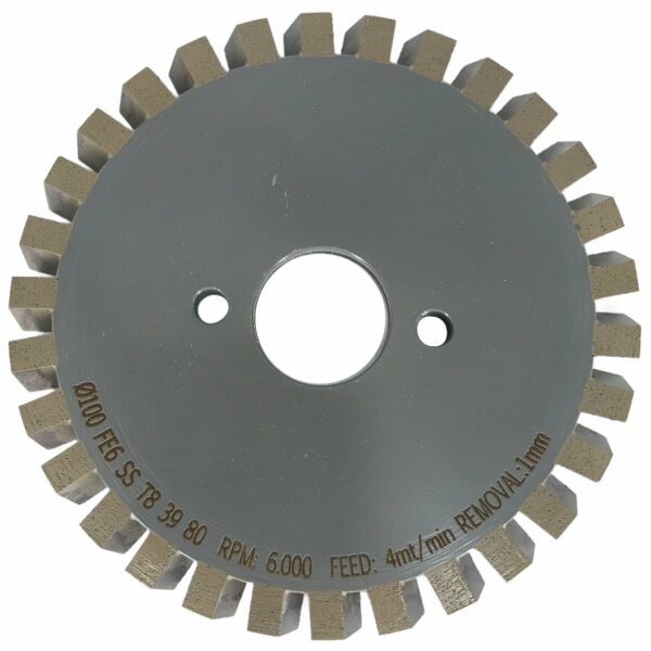 Ściernica diamentowa segmentowa CNC 100x7x8x22mm GR80, do 3 6mm (1)
