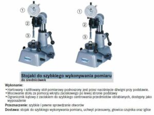 Stojaki do szybkiego wykonywania pomiaru