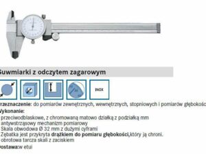 Ręczne przyrządy pomiarowe ze wskaźnikiem zegarowym