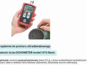 Ultradżwiękowe przyrządy do pomiaru grubości ścianek ECHOMETER