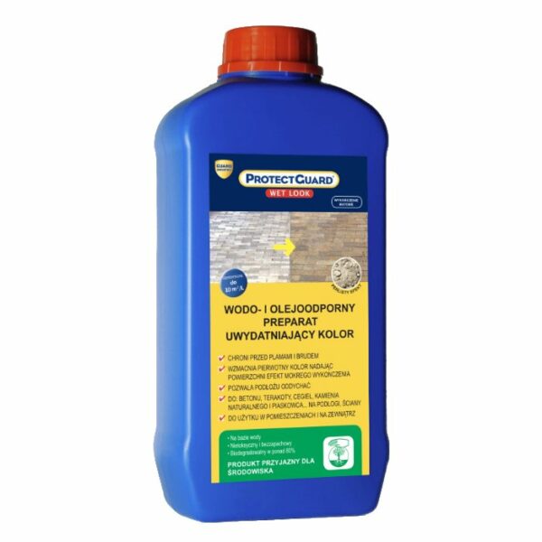 Impregnat efekt mokrego matu do cegły, terakoty, betonu, kamienia, kostki brukowej – ProtectGuard WL MAT 1L