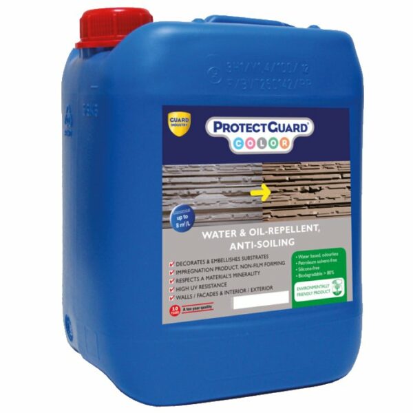 Impregnat koloryzujący do betonu, 42 kolory, UV, MatBłysk, antyplamy ProtectGuard Color 1L 5L 25L (2)