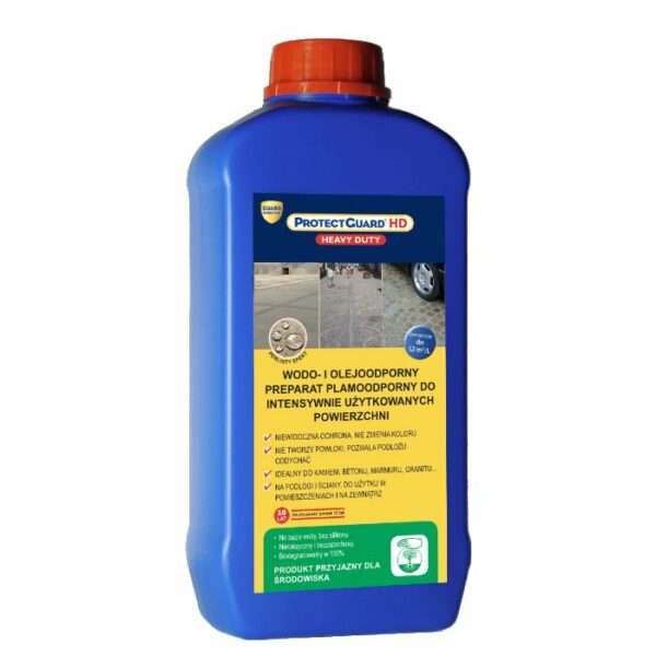 Impregnat ochronny do chodników, tarasów i podjazdów, antygraffiti, oleofobowy, bezbarwny ProtectGuard HD 1L
