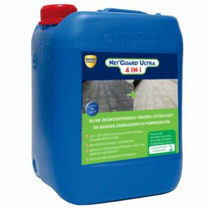 Profesjonalny środek do czyszczenia i odtłuszczania betonu, kostki, płytek, biodegradowalny Net’Guard Ultra 4w1 5L (3)