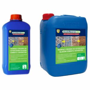 Zmywacz wykwitów, mleczka cementowego, osadów, bezpieczny i ekologiczny Guard Remover Eco 1L 5L miniatura