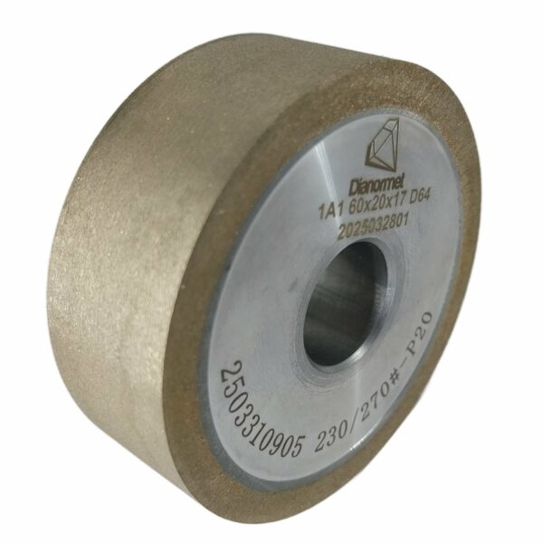 Ściernica diamentowa 1A1 60x20x17mm D64, spoiwo metalowe do zatępiania naroży (5)