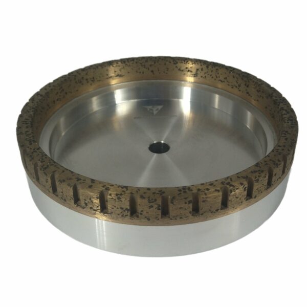 Ściernica diamentowa półsegmentowa garnkowa 150mm otw. 12 seg. 10x8 #100 INOX (4)