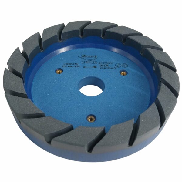 Ściernica diamentowa żywiczna SEGMENTOWA 150mm otw. 25 seg. 10x15 #230 STARFLEX VINCENT (2)