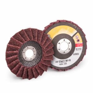 Ściernica lamelkowa z włókniny T29 125x22 A80 W 5szt. LW do usuwania rdzy, czyszczenia