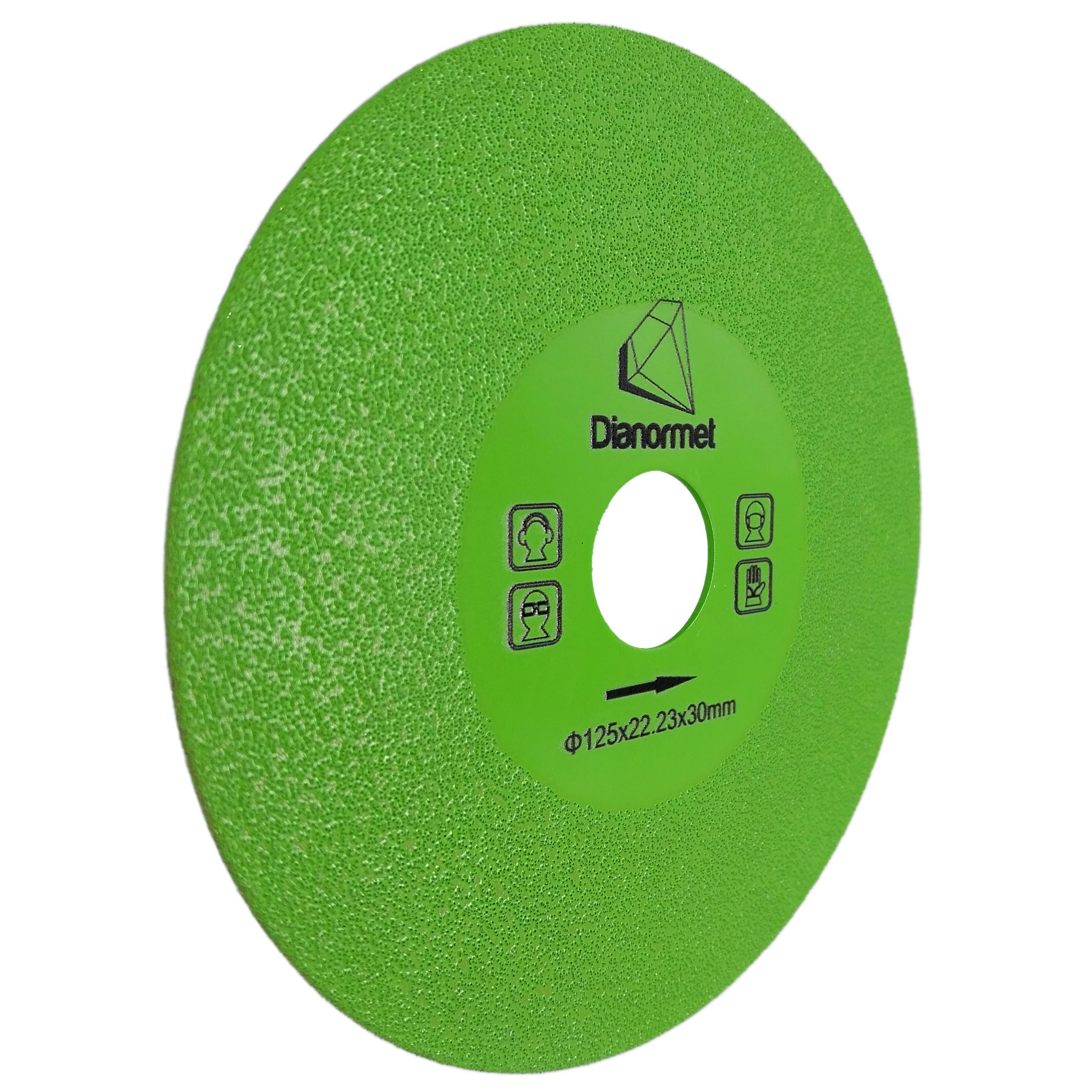 Tarcza diamentowa FROG 125mm do cięcia, fazowania gresu, szkła, glazury, ceramiki z nasypem galwanicznym (8)