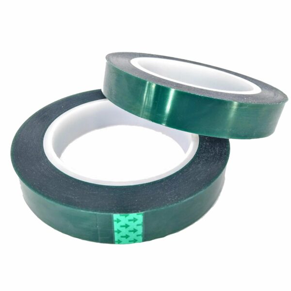 Taśma wysokotemperaturowa 20mm, 30mm, 40mm, 50mm, zielona